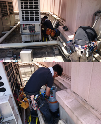 旧室外機